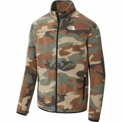 The North Face 100 Glacier Full Zip Mens Fleece Top - Green -Sports Comprehensive Equipment Shop the north face 100 glacier full zip mens fleece green 30230885073104