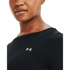 Under Armour HeatGear Long Sleeve Womens Training Top - Black -Sports Comprehensive Equipment Shop under armour heatgear long sleeve womens training top black 37411632316624