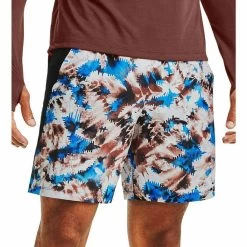 Under Armour Launch SW 7 Inch Printed Mens Running Shorts