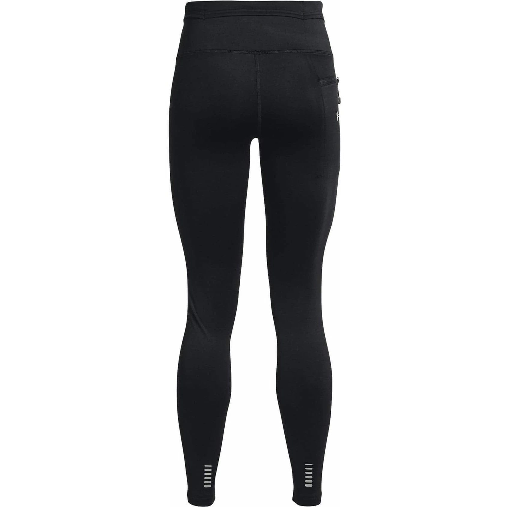 Under Armour OutRun The Cold Womens Long Running Tights - Black 9 Under Armour OutRun The Cold Womens Long Running Tights - Black - Image 7