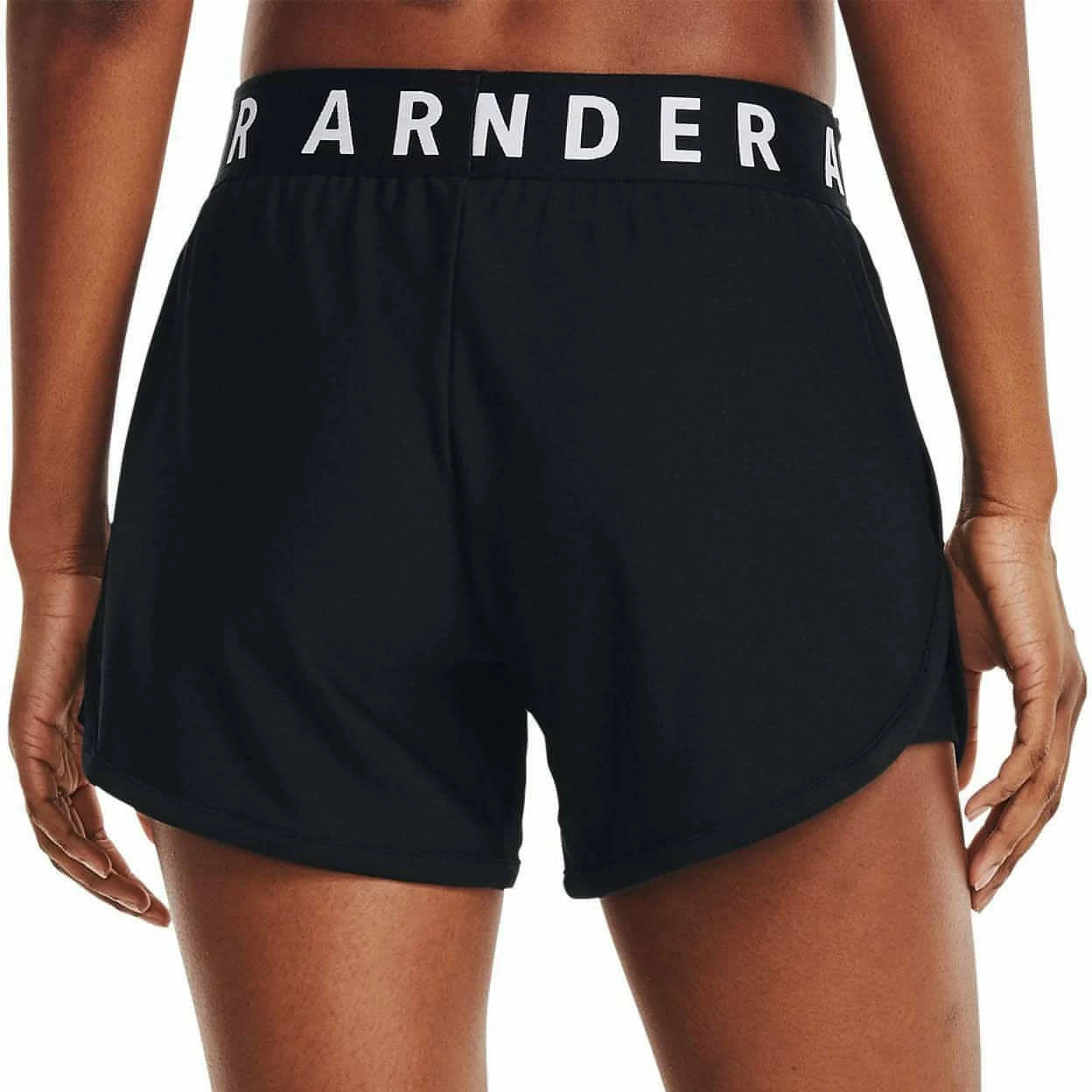 Under Armour Play Up 5 Inch Womens Running Shorts - Black 4 Under Armour Play Up 5 Inch Womens Running Shorts - Black - Image 2