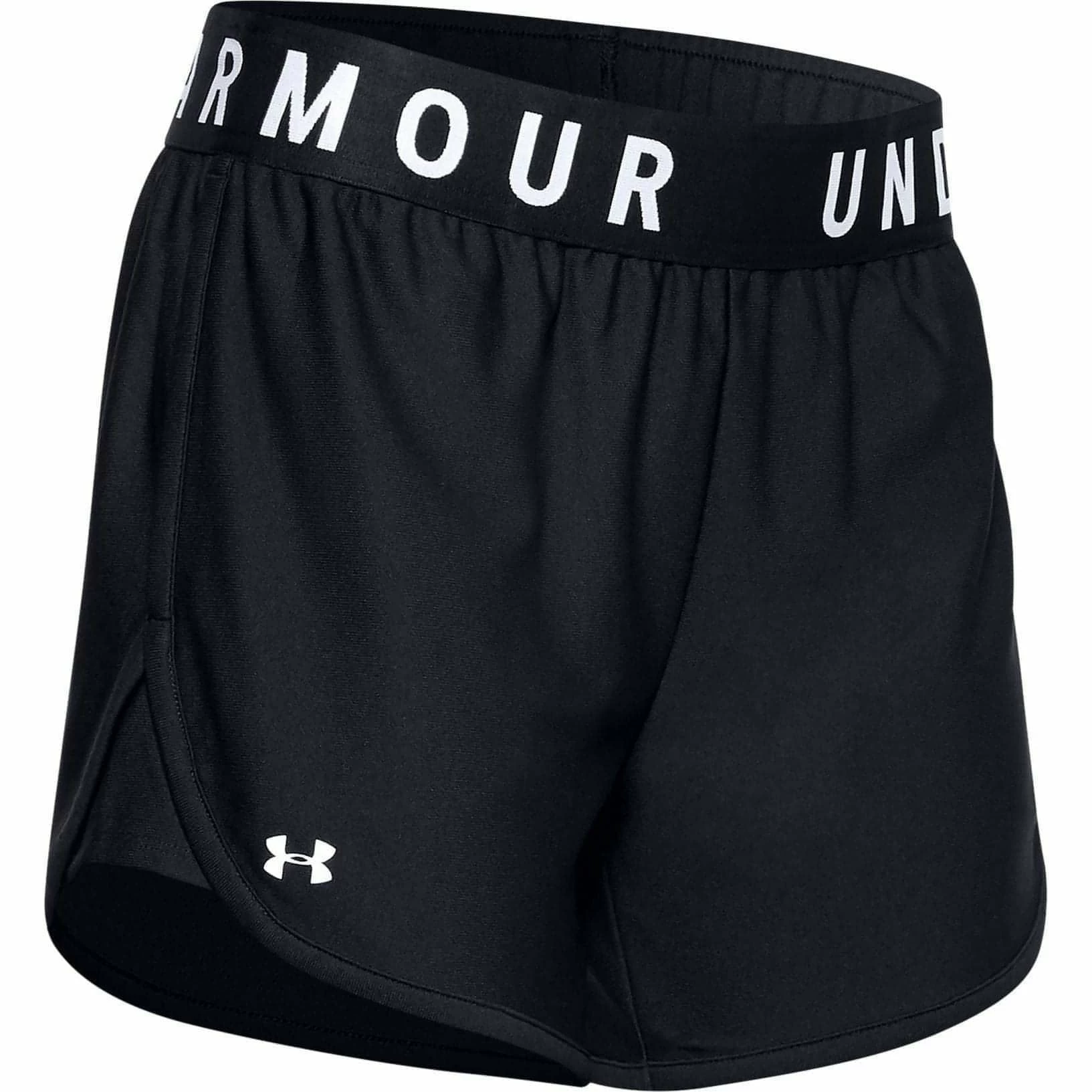 Under Armour Play Up 5 Inch Womens Running Shorts - Black 6 Under Armour Play Up 5 Inch Womens Running Shorts - Black - Image 4