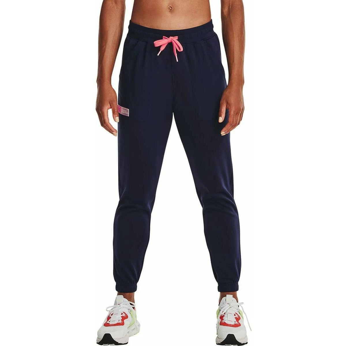 Under Armour Plus Womens Training Joggers - Navy 3 Under Armour Plus Womens Training Joggers - Navy
