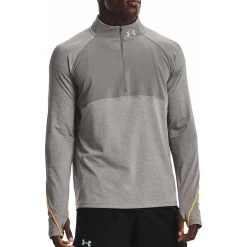 Under Armour Qualifier 2.0 Half Zip Long Sleeve Mens Running Top - Grey