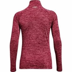 Under Armour Tech Twist Half Zip Long Sleeve Womens Training Top - Pink -Sports Comprehensive Equipment Shop under armour tech twist half zip long sleeve womens training top pink 37209436258512